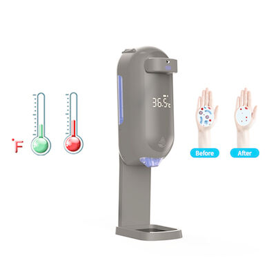 1100ml Wash Free Soap Dispenser Thermometer High Temperature Alarming Function
