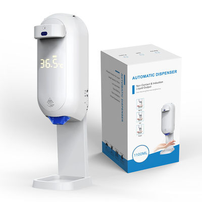 Touchless Hand Sanitizer L5 Plus Automatic Alcohol Spray Soap Dispenser Thermometer