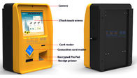 Portable Information Self Ordering Kiosk Outdoor Touch Screen For Bank / Mall