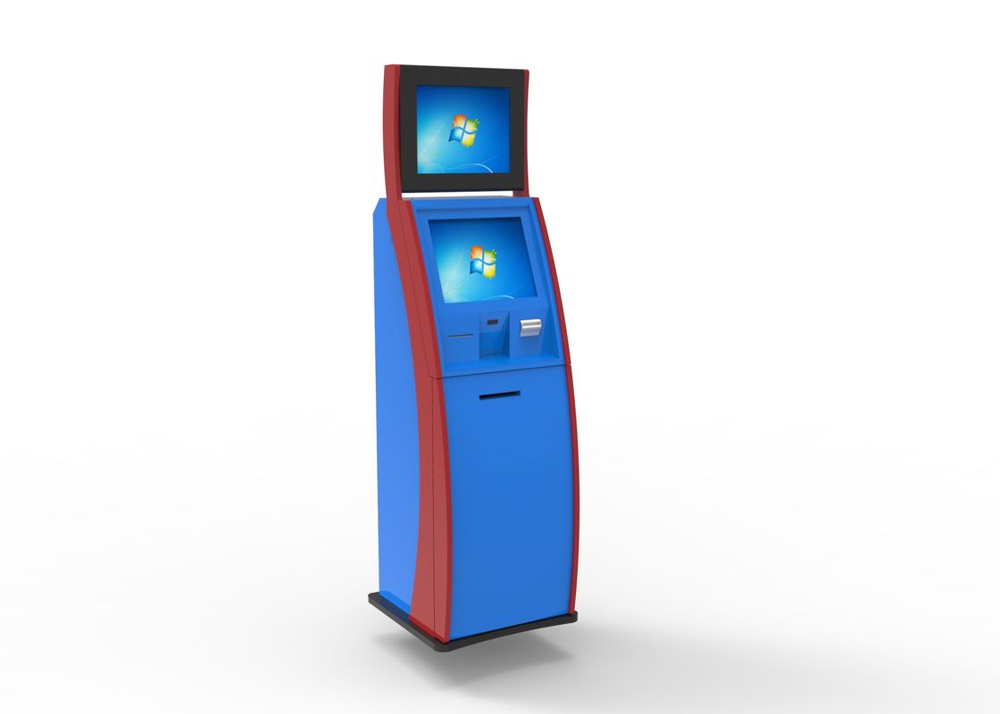 Lobby Computer Self Service Card Dispenser Kiosk With RS232 Interface , 50Hz to 60Hz