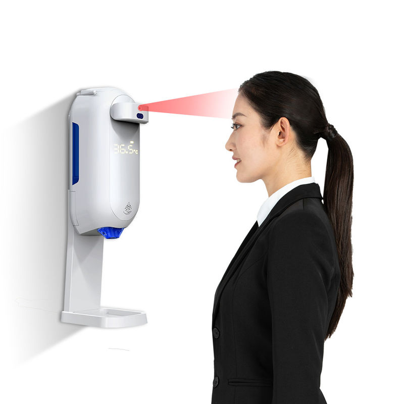 Infrared Sensor Automatic Hand Gel Dispenser Multi Language Temperature Detection