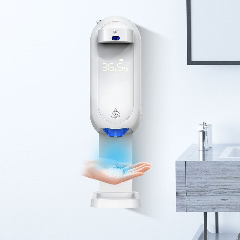 1100ml Gel Hand Sanitizer Dispenser Automatic Operation With Temperature Detection