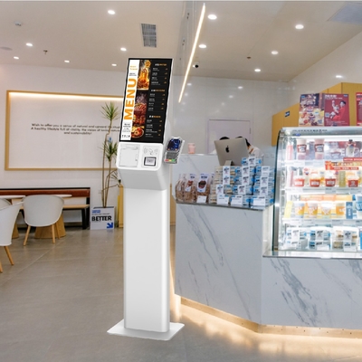 21.5 inç Android Linux Windows Dokunmatik Self-Ordering Pos Terminal Dijital Kendine Hizmet Ödeme Kiosku