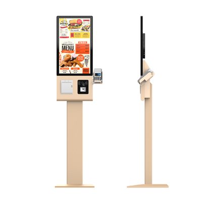 Kendiliğinden sipariş verme Dokunmatik Ekran Bilgi Kiosk Yer Standing Windows ve Android Platformları için