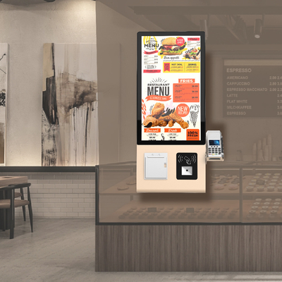 23.8 inçlik dokunmatik ekranlı self check-out kiosku