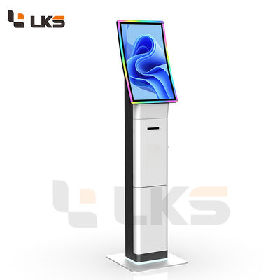 Yeni tasarım Hızlı Kolay Erişilebilir 7/24 kavisli Ekran Self-Servis Bilet Kiosk Sinema Havaalanı Etkinlikleri İçin