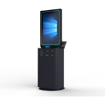 32-Inch Hotel Self Check-in Kiosk with Cash Acceptor, Card Dispenser & Receipt Printer