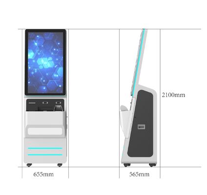 32 İnç Özelleştirilebilir Self Servis Kiosk, Masaüstü Kurulum ve Android/Windows/Linux İşletim Sistemi