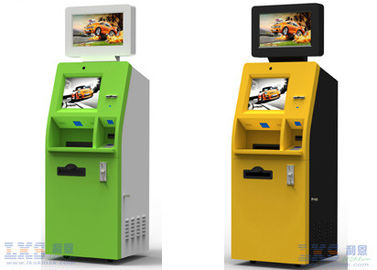 A4 Lazer Yazıcı Çift Ekranlı Sağlık Kiosk Makinesi, Otomatik Kiosk Dokunmatik Ekran