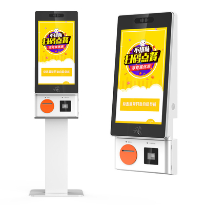Fast Food Restaurant için LKS 24 inç 27 inç Kendi Kendine Sipariş Kiosk